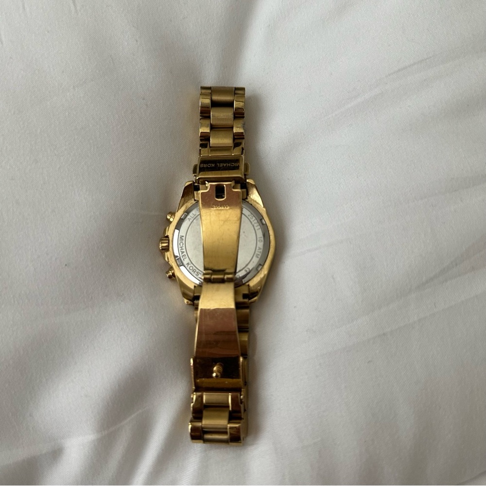 Michael Kors Gold Chronograph Watch - Picture 3 of 7